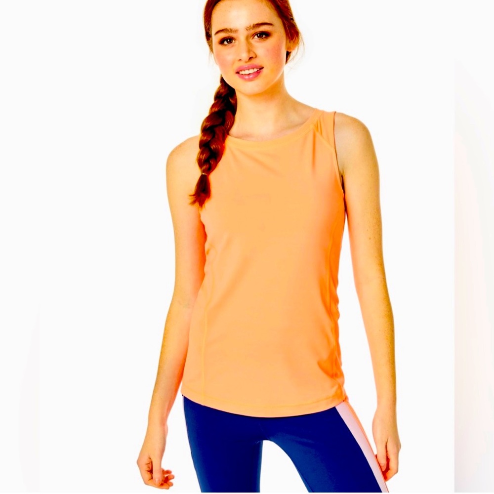 Lilly Pulitzer Renay Tank UPF 50 cantaloupe XS
